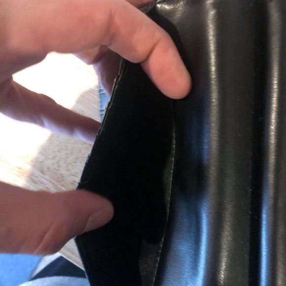 BLACK, PEARLED CROSSBODY  WALLET CLUTCH - Picture 3 of 7